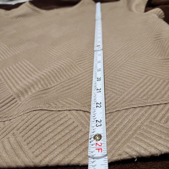 See and be Seen Women Top And Pants Size Large Light Brown Elastic Waist Pockets - Picture 8 of 15